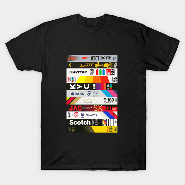 vhs tape t shirt